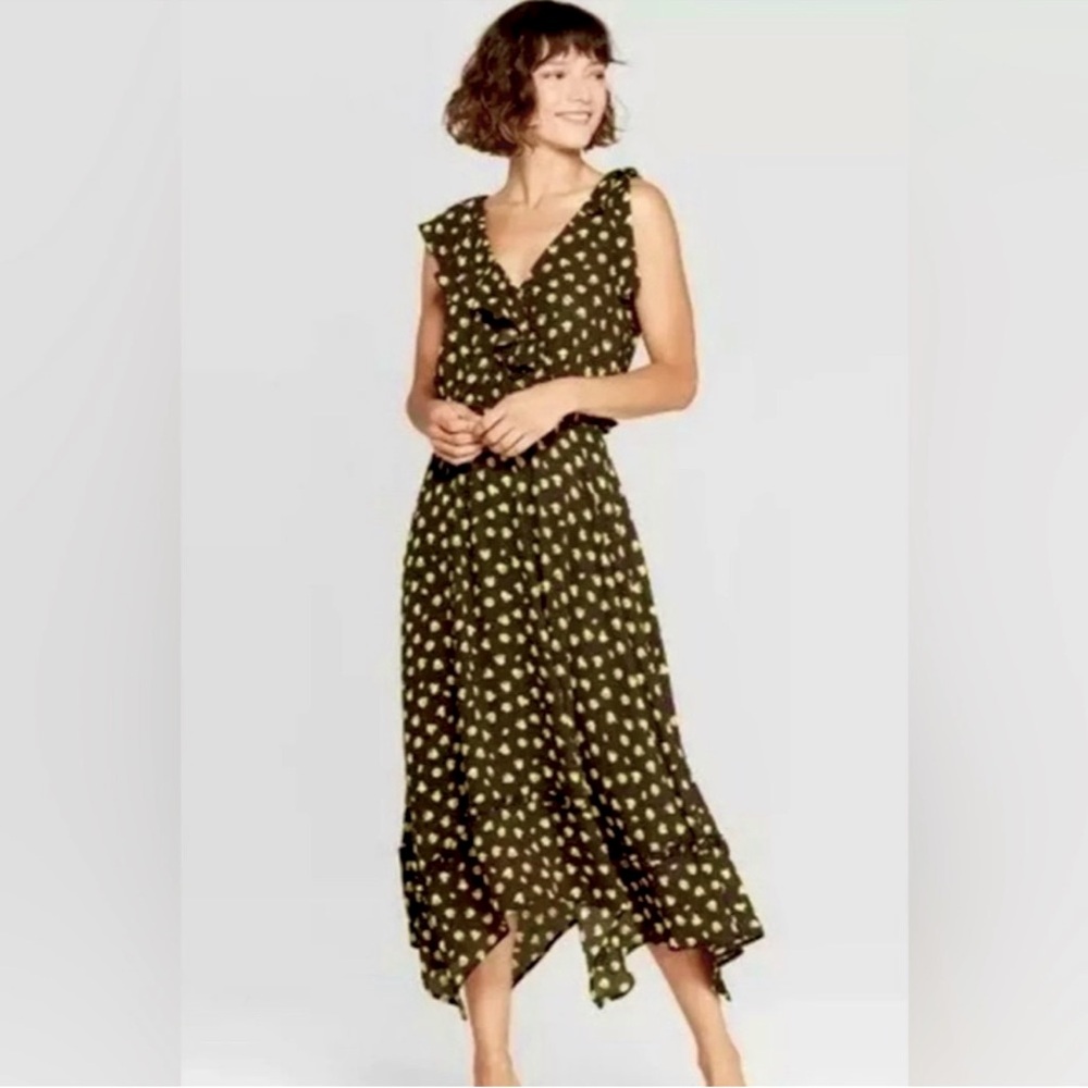 Polka Dot Sleeveless Dress